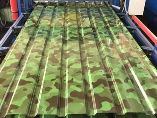 Профлист С18 1 мм Камуфляж 1 - в «Монолит-Металлопрокат».