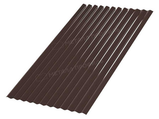 Профлист Металл Профиль МП18 0.5 PURMAN® RR 32 Темно-коричневый B